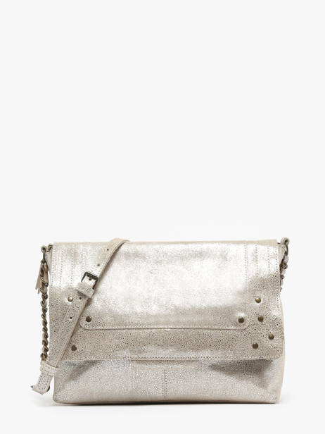 Cross Body Tas Felizia Leder Pieces Zilver felizia 17116819